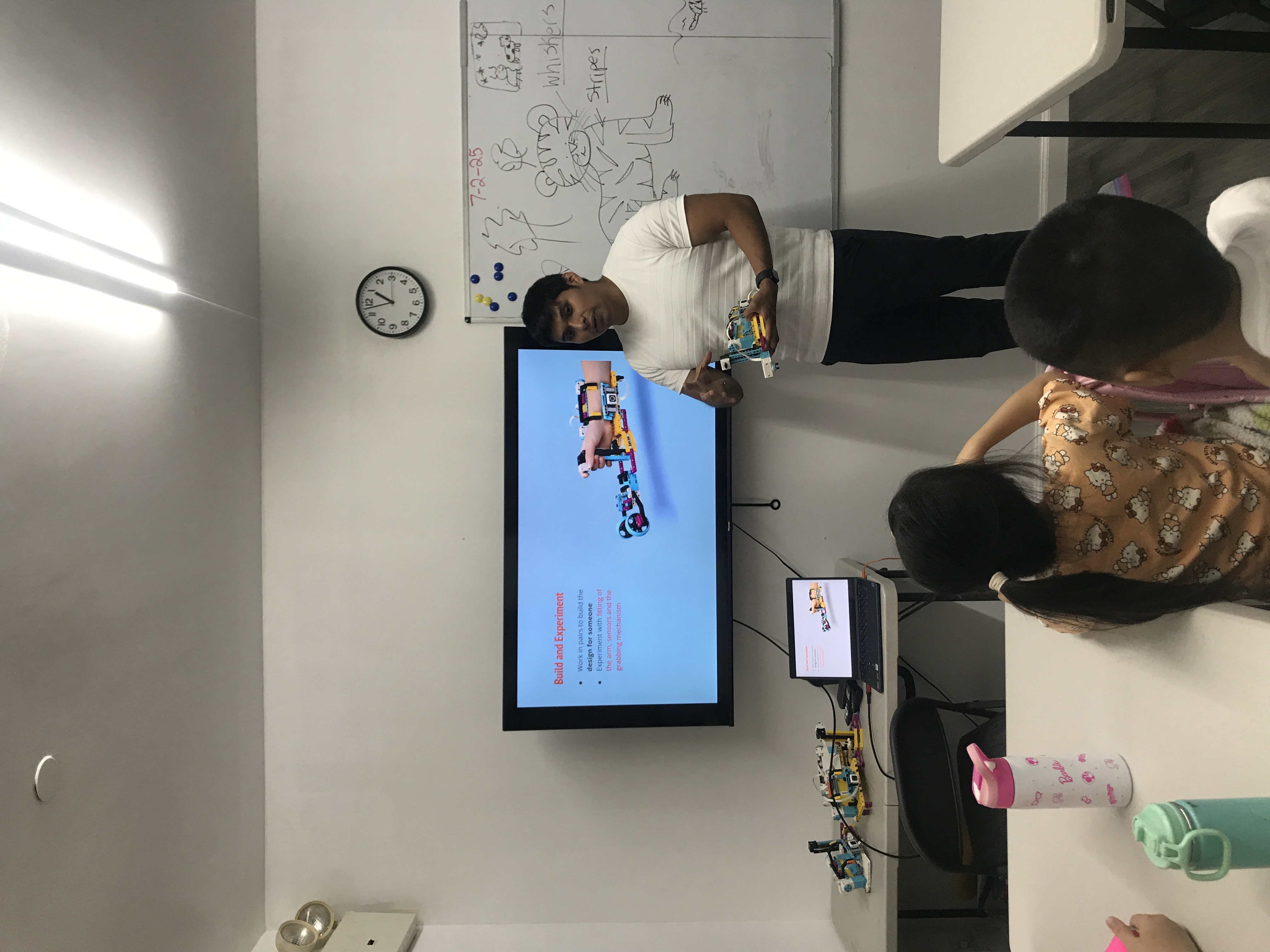 Students at summer STEM camp